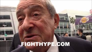 BOB ARUM TALKS UNDERCARD FOR MAYWEATHER VS PACQUIAO [upl. by Shaughn]