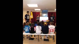 Wilton Congregational Childrens Church Super Bowl Sunday [upl. by Animor]