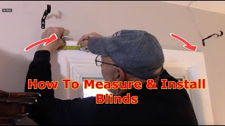 How To Install Blinds On A Window  Outside Mount [upl. by Azil]