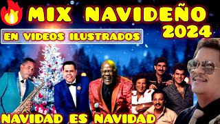 MIX NAVIDEÑO 2024 NAVIDAD ES NAVIDAD VIDEOS ILUSTRADOS DJ BIGGIE [upl. by Silloc]