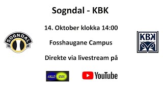 Sogndal  KBK Nasjonal G16 14 Oktober 2021 [upl. by Aenitsirhc]