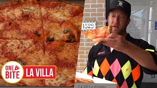 Barstool Pizza Review  La Villa Brooklyn NY [upl. by Gordan41]