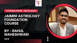 Jaimini Astrology Foundation Course [upl. by Frederich]