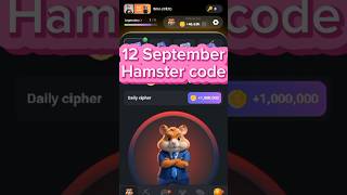 12 September Hamster daily cipher morse code today new code [upl. by Darahs]