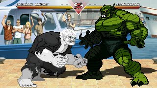 SOLOMON GRUNDY vs ABOMINATION  DC Universe vs Marvel Universe  DEATH BATTLE‼️ [upl. by Ynetsed529]