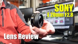 Sony E 20mm Pancake Lens Review [upl. by Abbi]