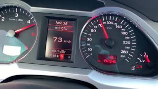 Audi A6 C6 30 TDI 280hp acceleration 0100 stage 1 chip [upl. by Schweiker]