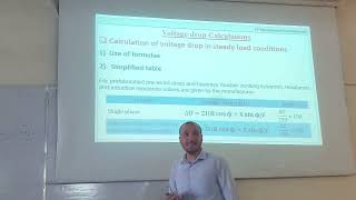 Low voltage Lecture 8 Voltage Drop amp SC Current Calculations [upl. by Enner]