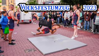 2160p60 Der Volksfestumzug in Hof 2023 [upl. by Notak]