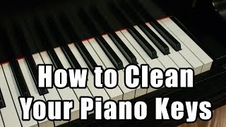 How to Clean Your Piano Keys [upl. by Yenroc]