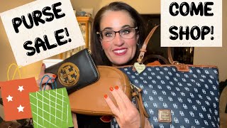 PURSE SALE amp America’s Thrift Supply Brand Name Handbag Unboxing Tory Burch Michael Kors Dooney [upl. by Siron]