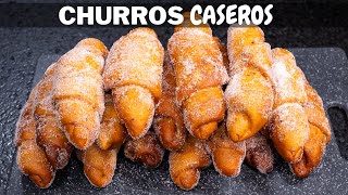 CHURROS CASEROS de Manjar y Chocolate  Abelca [upl. by Shore]