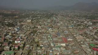 Churachandpur Town Aerial View [upl. by Aicenod]