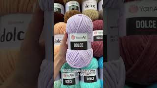 Bulky CHENILLE YARN 55 COLORS  YarnArt Dolce [upl. by Leihcey]