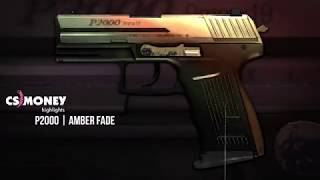 CSGO  P2000  Amber Fade [upl. by Lasala977]