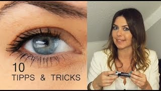 Lange und dichte Wimpern 10 Tipps und Tricks [upl. by Hurwitz]