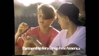 1993 Drug PSA quot46 of all kids that smoke marijuana are inner city youthquot TV Commercial [upl. by Adnarram78]