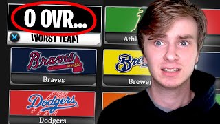 I Attempted the HARDEST MLB Rebuild [upl. by Eduino]