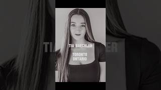 Tia Baechler Toronto Dancer Highlight Reel [upl. by Piderit950]