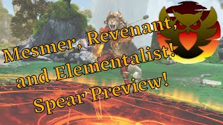 Mesmer Revenant and Elementalist Spear Preview Impression  Guild Wars 2 GuildWars2 GW2 [upl. by Heintz]