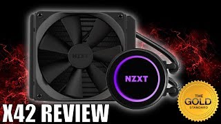 NZXT KRAKEN X42 AIO Review  BEST CPU COOLER [upl. by Aindrea322]