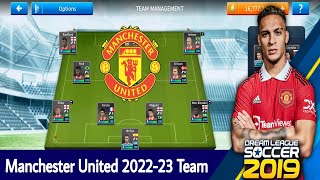 How To Create Manchester United 202223 Team in Dream League Soccer 2019 [upl. by Inaflahk]