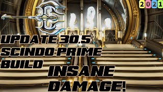 Warframe Update 305 Scindo Prime Build 4 forma Insane Damage [upl. by Ariday]