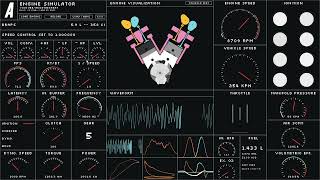 Cylinder Engine that Braps  Engine Sim by AngetheGreat [upl. by Bergman]
