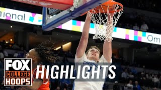 Ryan Kalkbrenner GOES OFF for 49 points in Creightons 9986 win  FOX Hoops Player Highlight [upl. by Chickie]