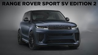 2024 Range Rover SPORT SV Edition TWO was revealed [upl. by Luise]