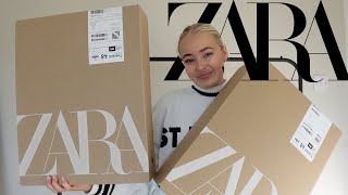 HUGE ZARA TRY ON HAUL  new in Zara 2024 [upl. by Brazee561]