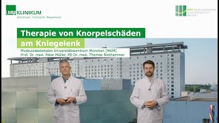 Therapie von Knorpelschäden am Kniegelenk [upl. by Clover]