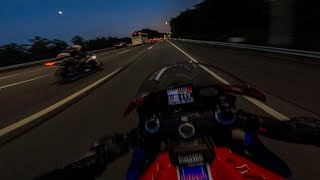 30 SUPERBIKES CRASH AN EXOTIC CAR MEET… [upl. by Cristi372]