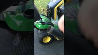 John Deere 100 series bagger install [upl. by Reppep989]