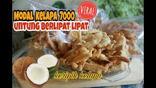 CARA BIKIN KERIPIK KELAPA YANG ENAK [upl. by Nylekoorb]