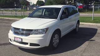 PreOwned 2016 Dodge Journey 4 Cylinder White Large Cargo Capacity Oshawa ON Stock  171373A [upl. by Kevina]