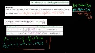 Ex  développement limité à lordre 3 en 0 de ft  expt  11t [upl. by Nadler]