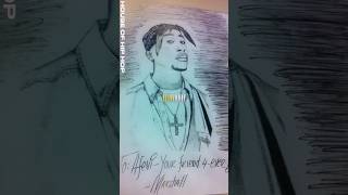 EMINEM DREW THIS TUPAC’S SKETCH HIMSELF 🤯 shorts eminem 2pac fatjoe [upl. by Mroz745]