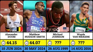 The 400m Legends A Look at Historys Fastest Male Sprinters [upl. by Hcahsem]