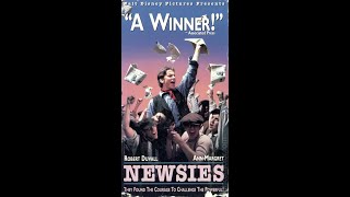 Opening To Newsies 1992 VHS [upl. by Bryana]