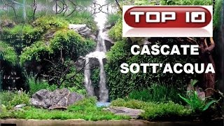 Top 10 bellissime cascate in acquario Waterfall Underwater [upl. by Ecinert]