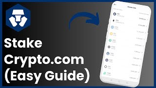 How To Stake On CryptoCom [upl. by Tisbe]