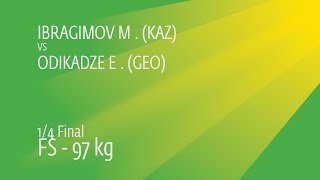 14 FS  97 kg E ODIKADZE GEO df M IBRAGIMOV KAZ 61 [upl. by Meijer913]