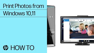 Print Photos from Windows 10 11  HP Printers  HP Support [upl. by Koser226]