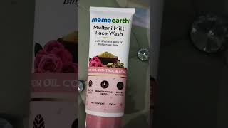 Best face wash for oily skin 🍁🍁🍁 Mama Earth multani mitti face wash shortvideo [upl. by Melloney283]