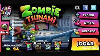 jogando zombie tsunami evento Halloween👍👻 [upl. by Simah]