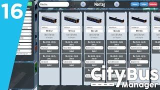 Chaos im Schichtplan  Lets Play City Bus Manager 16 [upl. by Aiym]