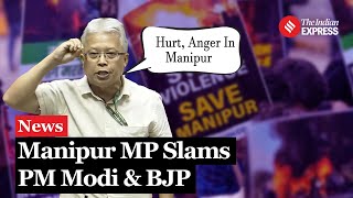 Manipur MP Angomcha Bimol Akoijam Lashes Out At BJP Over Manipur Violence In Lok Sabha [upl. by Adai191]