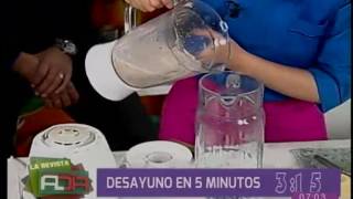 Desayuno en 5 minutos Jugo de linaza [upl. by Leitnahs238]