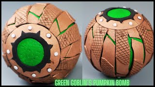 Green goblin pumpkin bomb diy  How to make green goblin pumpkin bomb at home [upl. by Gustafson]